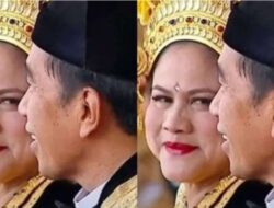 Iriana Jokowi Memberikan Tanda Jempol saat Diminta Pendapatnya tentang Kandidat Cawapres Gibran Prabowo