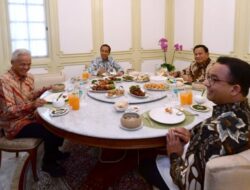 Prabowo dan Anies Bersama-sama Unggah Foto Bersama Jokowi, Ganjar Tidak