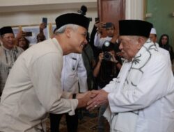 Perlindungan Perkerja dan Pembahasan Hak Tanah Rakyat dalam Kunjungan Ganjar ke Palembang