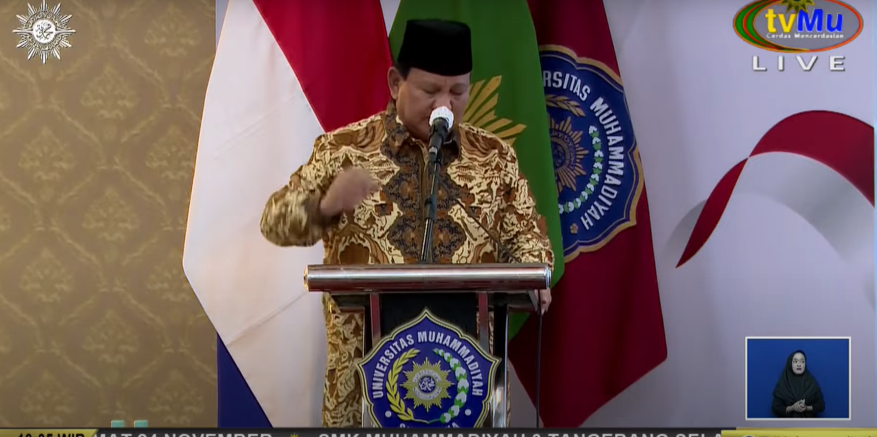 Prabowo Subianto Menyampaikan Komitmen terhadap Kesejahteraan Rakyat dan Keadilan Sosial dalam Dialog Publik Muhammadiyah