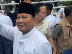 Prabowo Mengadakan Kampanye Perdana di Ponpes Miftahul Huda Tasikmalaya Bersama AHY-RK