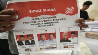 Amin dan Pasangannya Menang dengan Selisih Besar, Ganjar-Mahfud Raih Suara Puluhan Ribu Saja