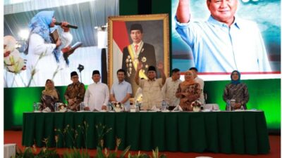 Prabowo Mengadakan Acara Silaturahmi Kebangsaan dengan 1.600 Muslimat NU dan Relawan Jawa Timur