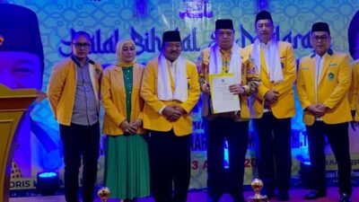 Aklamasi Didoakan Menang, Airlangga Dukungan Satkar Ulama Ketum Golkar Lagi