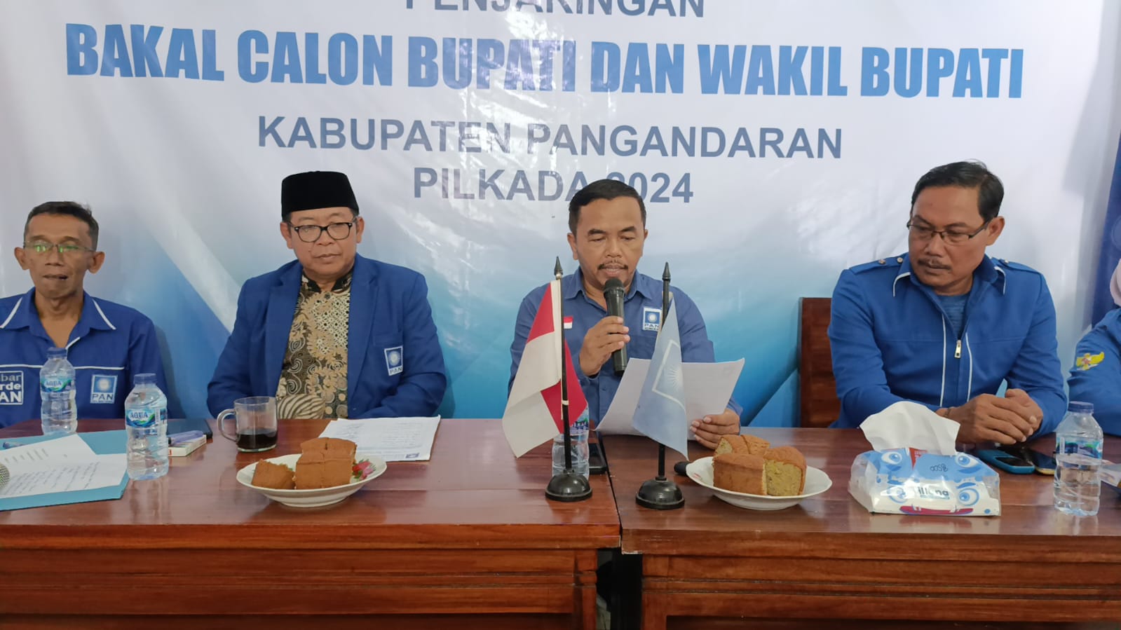 Panitikan DPD PAN Pangandaran Menghentikan Penerimaan Calon Bupati dan Wakil Bupati