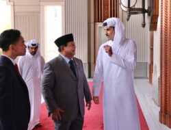 Prabowo Subianto and Gibran Rakabuming Raka Discuss Cooperation and Gaza with Emir of Qatar and Qatar PM