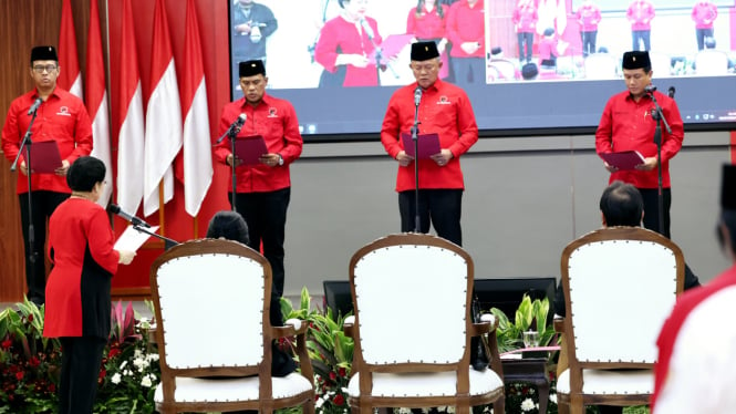 Megawati Mengangkat Ganip Warsito dan Andi Widjayanto menjadi Kepala Badan di PDIP