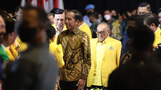 Permintaan Ada di Munas Jokowi untuk Menjadi Ketua Dewan Pembina Golkar