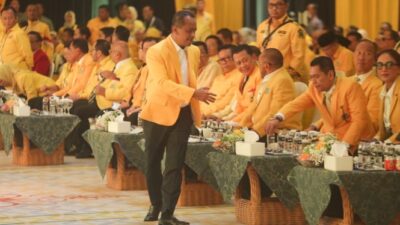 Pidato Perdana Ketua Umum Golkar, Bahlil Menyinggung Orang yang Membahas Hubungannya dengan Jokowi