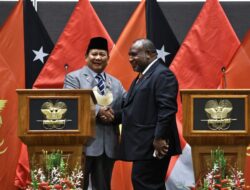 Prabowo Subianto dan PM Papua Nugini Dud