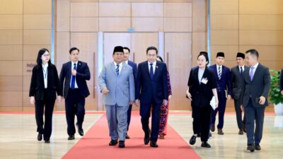 Prabowo Subianto Meets Vietnam’s Prime Minister and Commends Independence Struggle