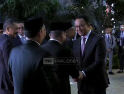 Anies Baswedan Menghadiri Pelantikan Prabowo-Gibran di DPR