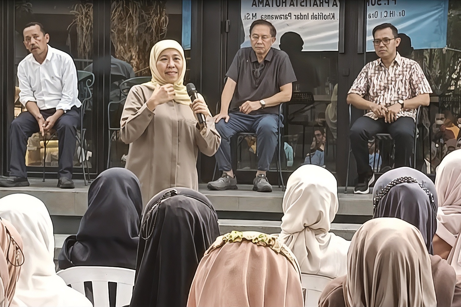 Prabowo Subianto’s Birthday Commemorated with Al-Fatihah Offerings by Khofifah and Sidoarjo Workers