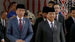 Prabowo Subianto dan Jokowi Tiba Bersama-sama di Mobil Presiden untuk Pelantikan Anggota DPR Terpilih