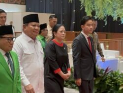 Prabowo dan Gibran Hadiri Harlah PKB diiringi Puan dan Cak Imin