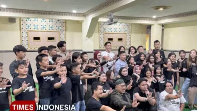 Syukuran Syuting Film Sayap Garuda oleh Trazz Media