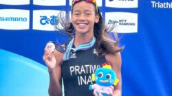 Martina Ayu Raih Perunggu di Kejuaraan Triathlon Jepang