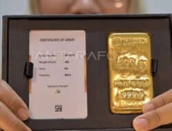 Daftar Harga Emas Antam, UBS, dan Galeri24 di Pegadaian Hari Ini